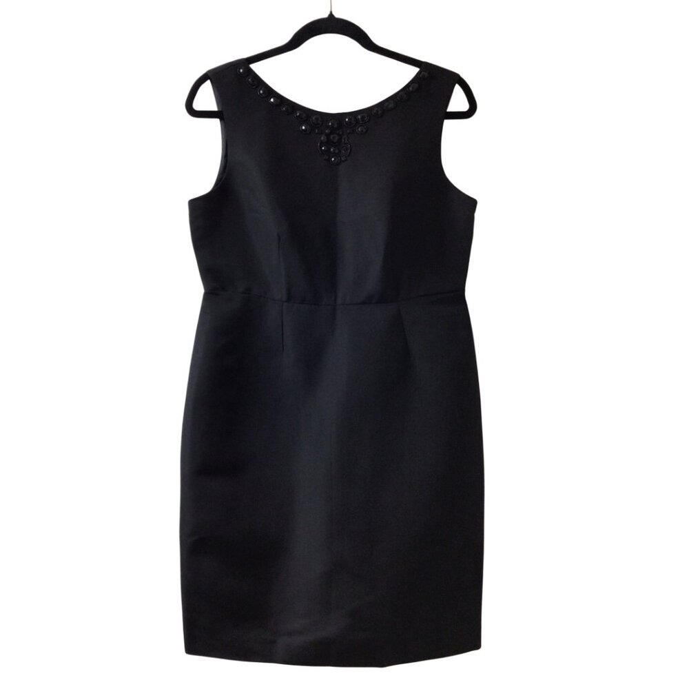 Limited Edition Target Dress Women's 8 Black Sheath Sleeveless Embellished